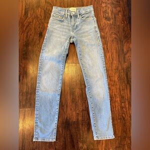 FRAME Denim Le Garcon Clearwater Wash Straight Jeans Size 24
